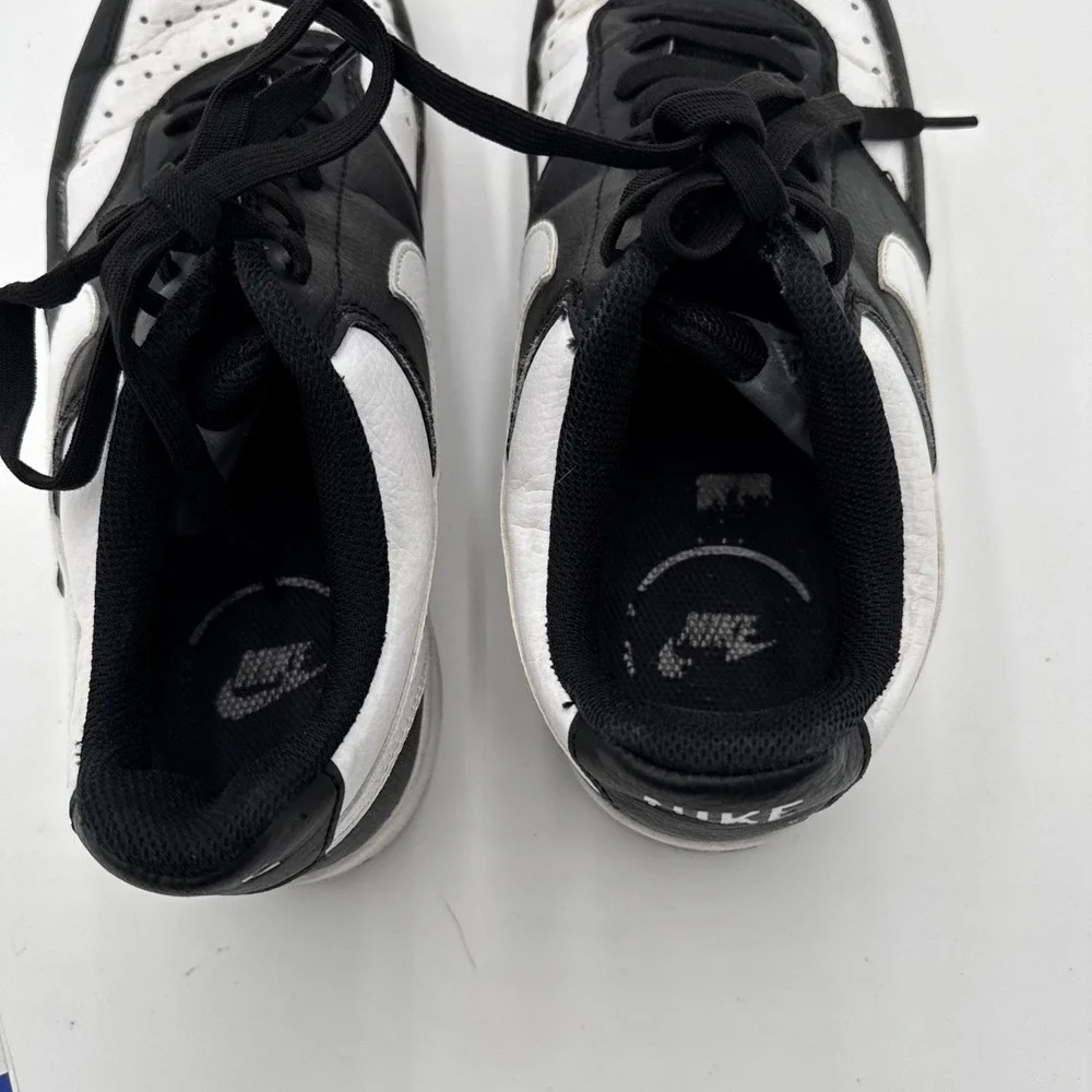 Nike court Vision Low Casual Shoes Men's White/Black‎ Used HM9862-001 Size 8.5